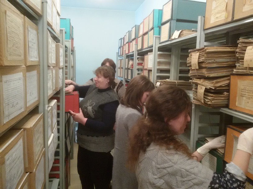 Архивисты Зонального государственного архива в г.Кобрин
